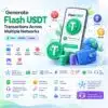 Generate Temporary USDT Transactions Across Multiple Networks
